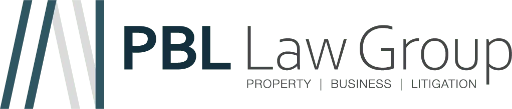 PBL Law Group logo: Property, Business, Litigation